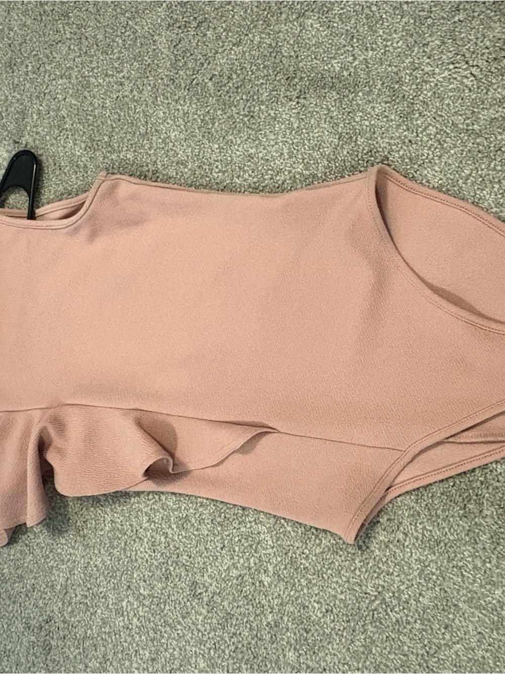 Girls' Pink Ruffle One-Piece - Picture 3 of 3